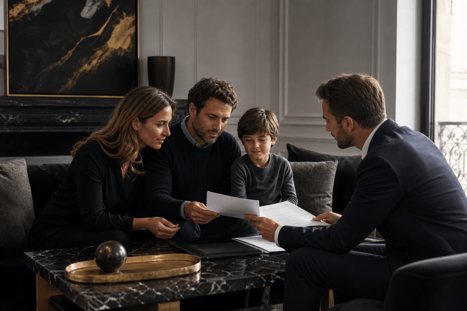 Family-oriented legal preparation and private support